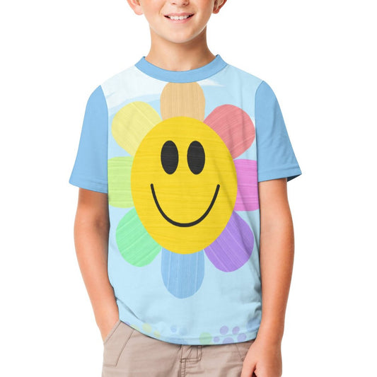 Flower Power Short Sleeve Kid's T-Shirt