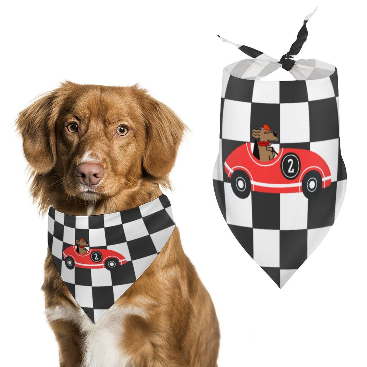 Dog Speed Racer Scarf