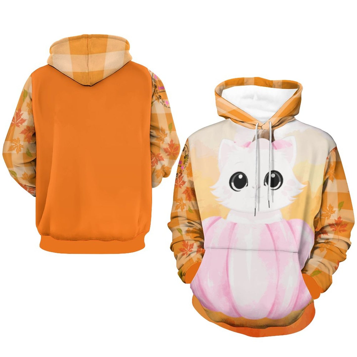 Pumpkitty Women's Graphic Hoodie