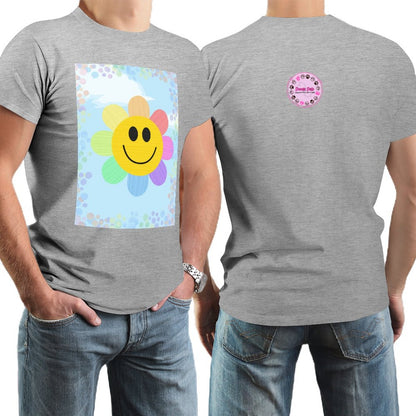 Flower Power Short Sleeve Tshirt Men