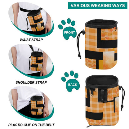 Pumpkitty Dog Treat Training Bag