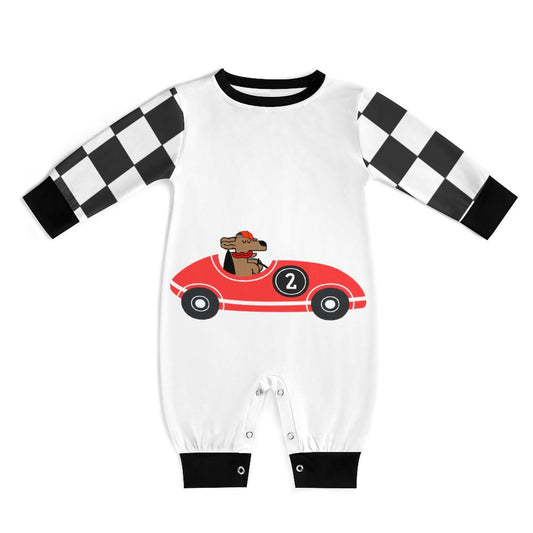 Baby Speed Racer Long Sleeve Onesie