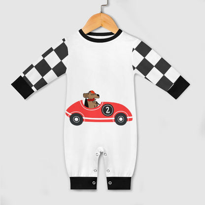 Baby Speed Racer Long Sleeve Onesie