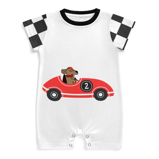 Baby Speed Racer Short Sleeve Onesie