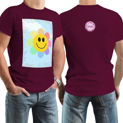 Flower Power Short Sleeve Tshirt Men