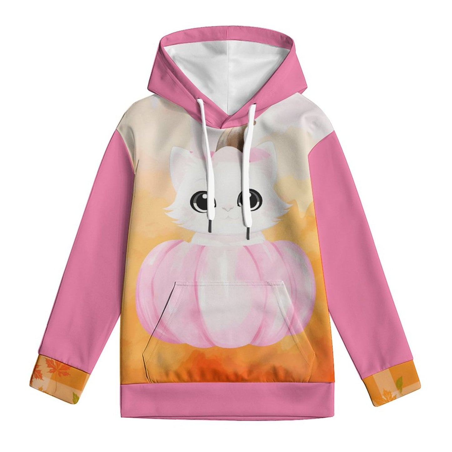 Pumpkitty Children's Lightweight Pullover Hoodie