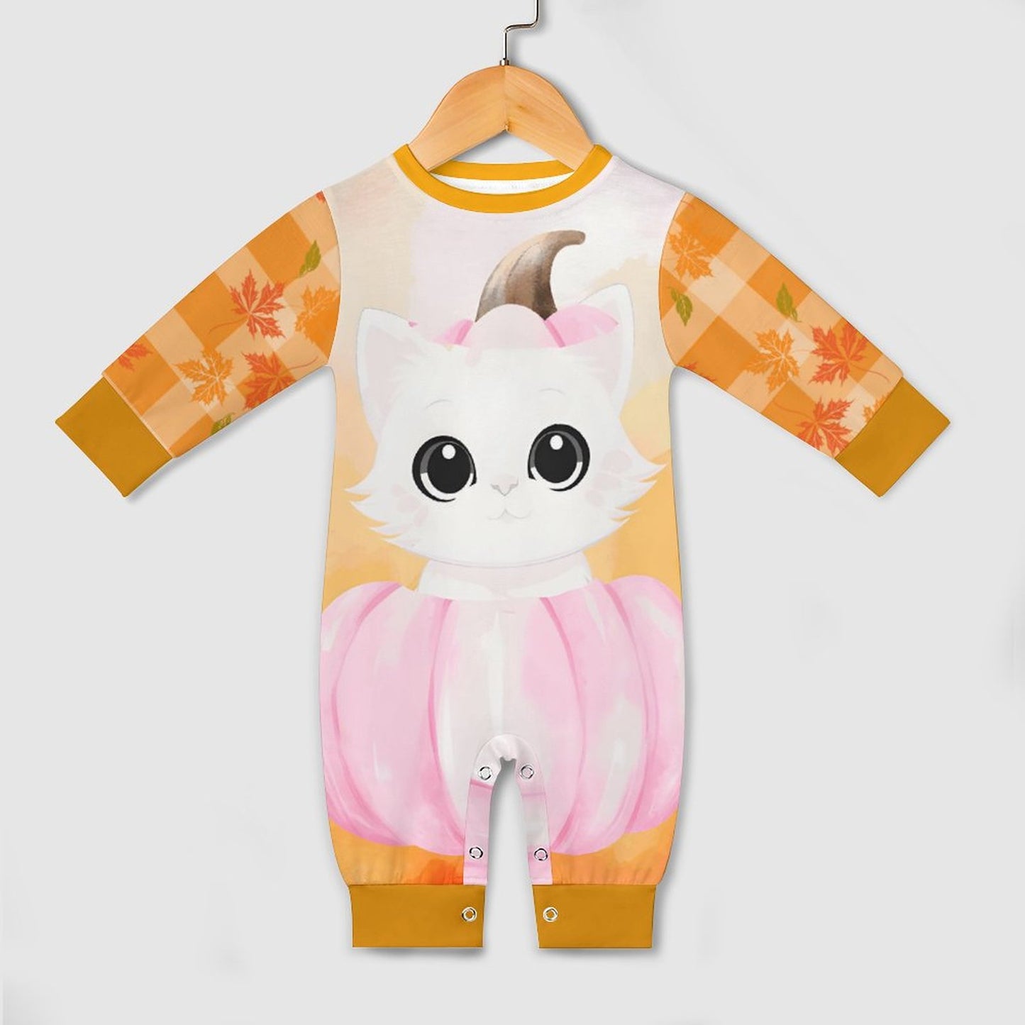 Pumpkitty Baby Romper