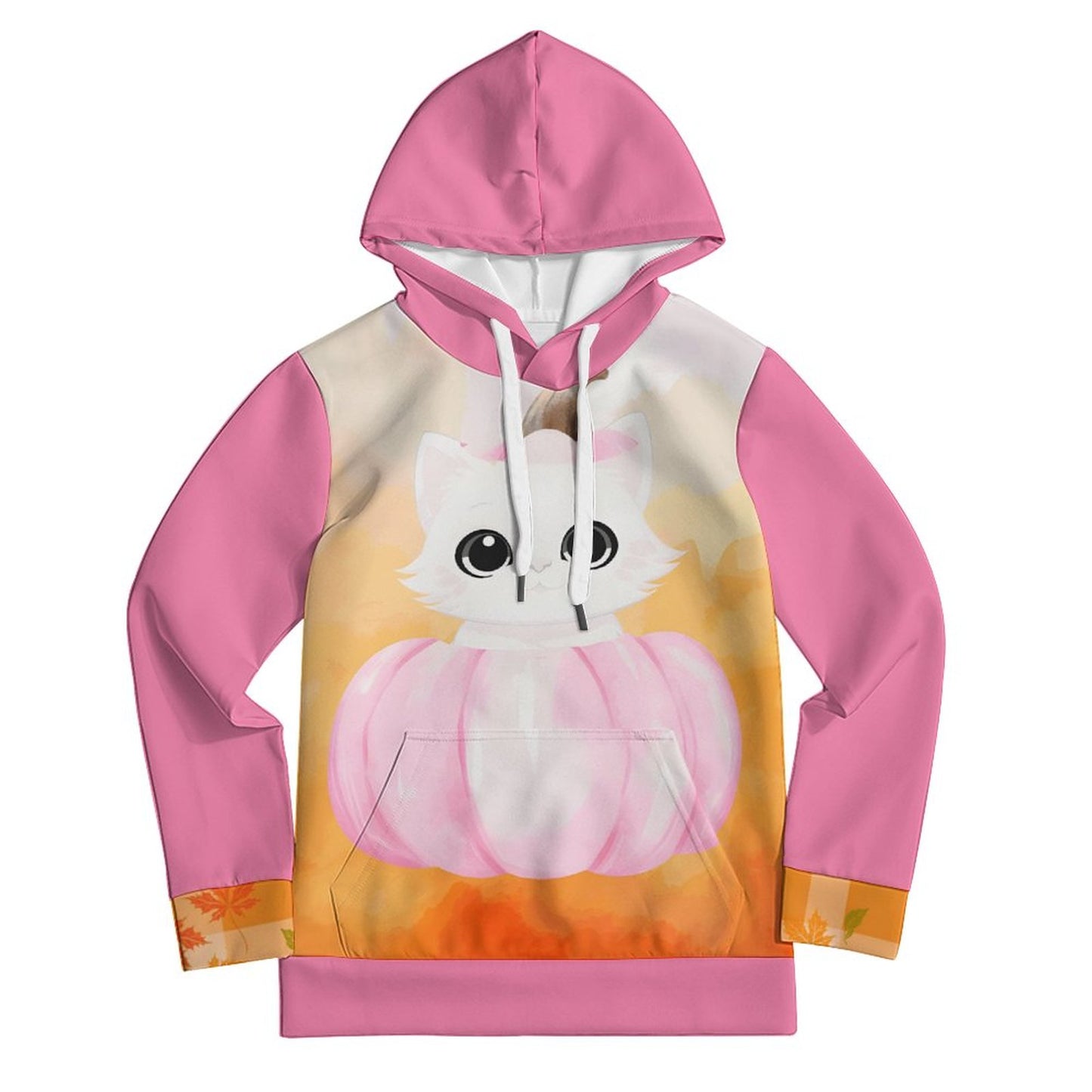 Pumpkitty Children's Lightweight Pullover Hoodie