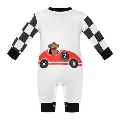 Baby Speed Racer Long Sleeve Onesie