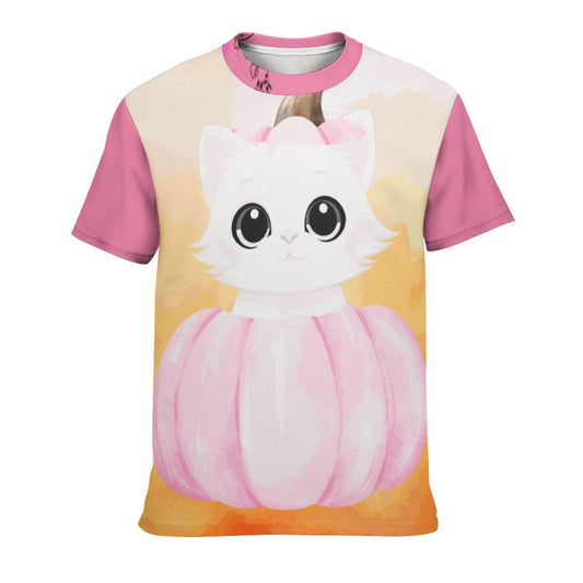 Pumpkitty T-shirt for Teens