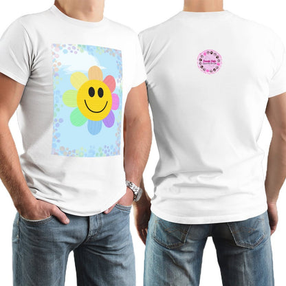 Flower Power Short Sleeve Tshirt Men