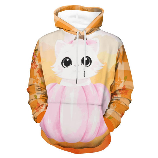 Pumpkitty Women's Graphic Hoodie