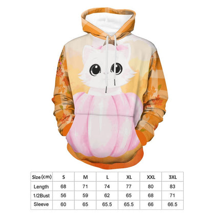 Pumpkitty Women's Graphic Hoodie