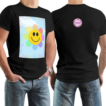 Flower Power Short Sleeve Tshirt Men